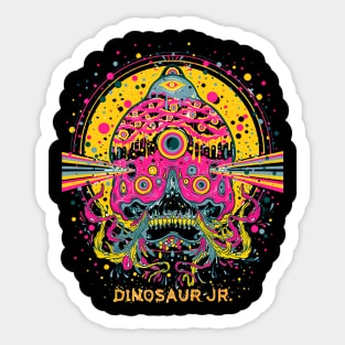 Dino skull jr Sticker